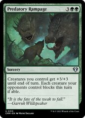 Predatory Rampage - Foil