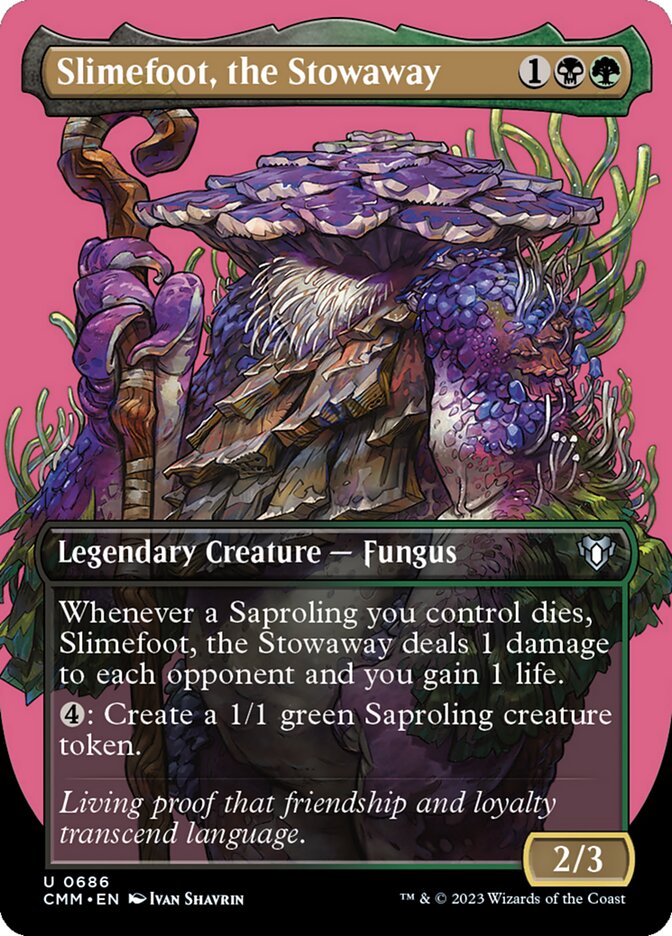 Slimefoot, the Stowaway - Foil - Borderless