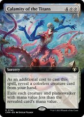 Calamity of the Titans (Extended Art) - Foil