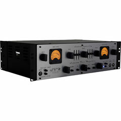 Ashdown Engineering ABM-600-DR-EVO IV 600W Dual-VU Magnifier Rackmount Bass Head with Valve Drive Preamp (3 RU)