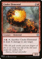 Cinder Elemental - The List