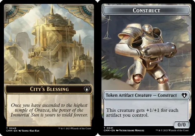 Citys Blessing (0049) // Construct (0041) Double-Sided Token