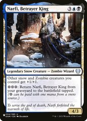 Narfi, Betrayer King - The List