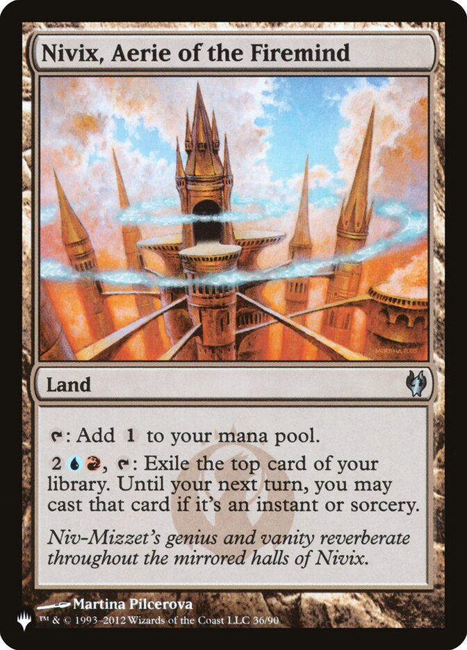 Nivix, Aerie of the Firemind - The List