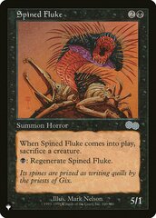 Spined Fluke - The List