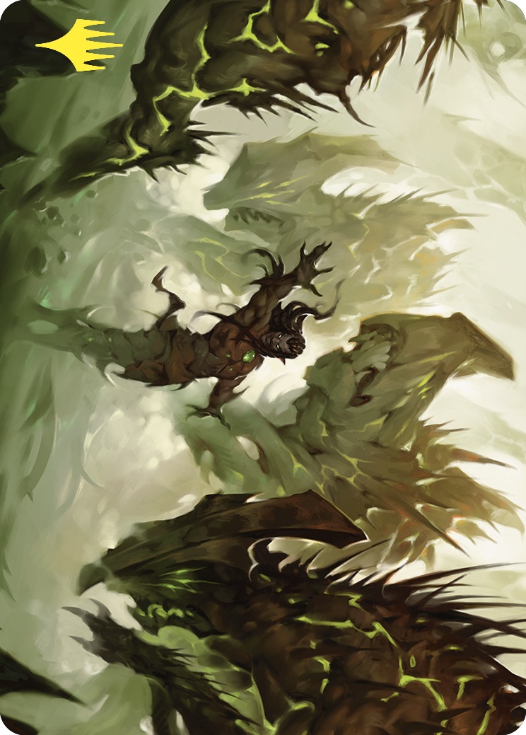 Ezuris Predation Art Card - Gold-Stamped Signature