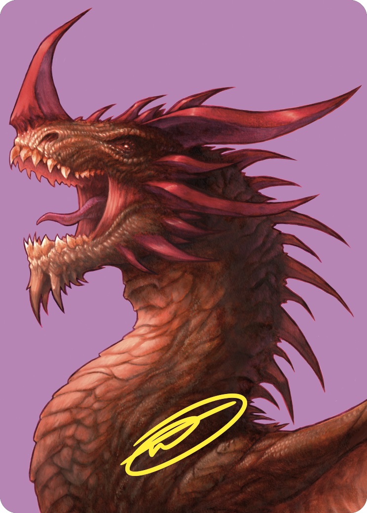 The Ur-Dragon Art Card - Gold-Stamped Signature The Ur-Dragon Art Card - Gold-Stamped Signature