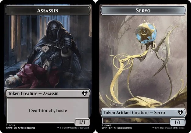 Assassin (0014) // Servo (0045) Double-Sided Token - Foil Assassin (0014) // Servo (0045) Double-Sided Token - Foil