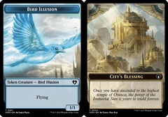 Bird Illusion (0011) // City's Blessing (0049) Double-Sided Token - Foil