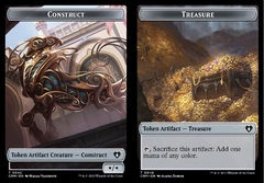 Construct Token (0042) // Treasure Token (0048) - Foil