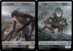 Eldrazi (0001) // Phyrexian Myr (0044) Double-Sided Token - Foil