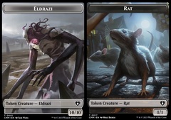 Eldrazi (0001) // Rat (0017) Double-Sided Token - Foil