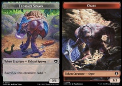 Eldrazi Spawn (0003) // Ogre (0028) Double-Sided Token - Foil