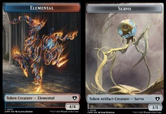 Elemental (0037) // Servo (0045) Double-Sided Token - Foil