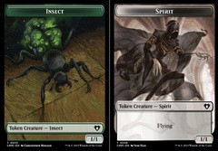 Insect (0033) // Spirit (0039) Double-Sided Token - Foil