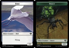 Bird Token (0004) // Insect Token (0033)