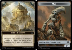 City's Blessing (0049) // Myr (0043) Double-Sided Token