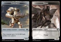 Construct Token (0041) // Spirit Token (0039)