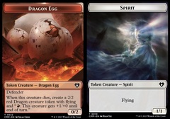 Dragon Egg (0022) // Spirit (0010) Double-Sided Token