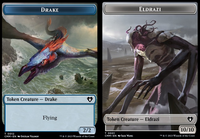 Drake (0012) // Eldrazi (0001) Double-Sided Token