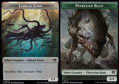 Eldrazi Scion (0002) // Phyrexian Beast (0034) Double-Sided Token