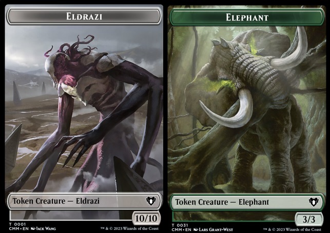 Eldrazi (0001) // Elephant (0031) Double-Sided Token