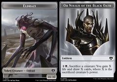 Eldrazi (0001) // Emblem - Ob Nixilis of the Black Oath (0052) Double-Sided Token