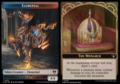 Elemental (0037) // The Monarch (0050) Double-Sided Token