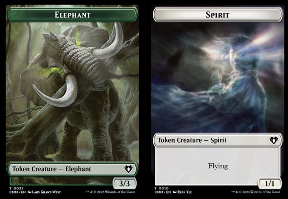 Elephant (0031) // Spirit (0010) Double-Sided Token