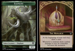 Elephant Token (0031) // The Monarch Token (0050)