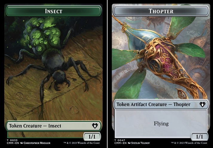 Insect (0033) // Thopter (0047) Double-Sided Token