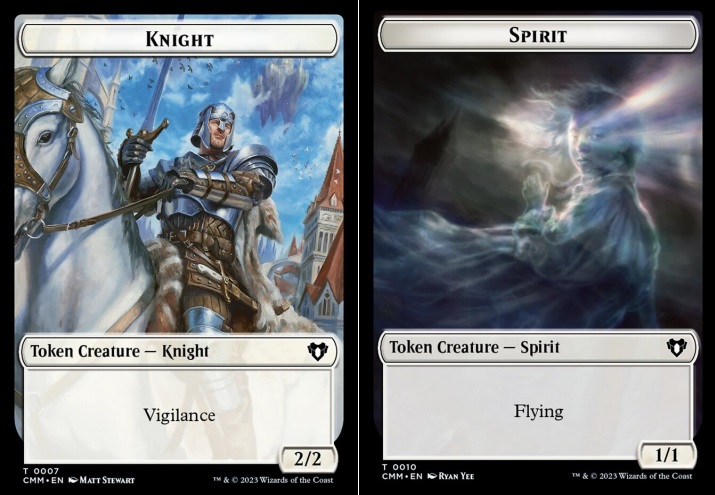 Knight (0007) // Spirit (0010) Double-Sided Token