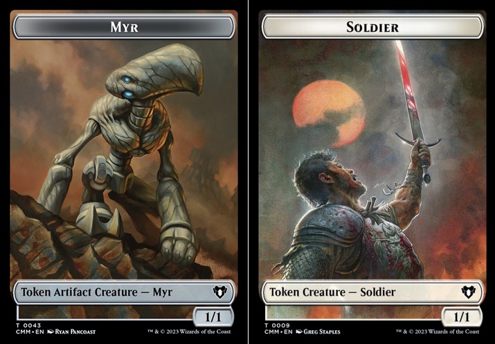 Myr (0043) // Soldier (0009) Double-Sided Token