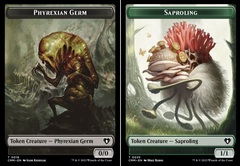 Phyrexian Germ Token (0016) // Saproling Token (0035)