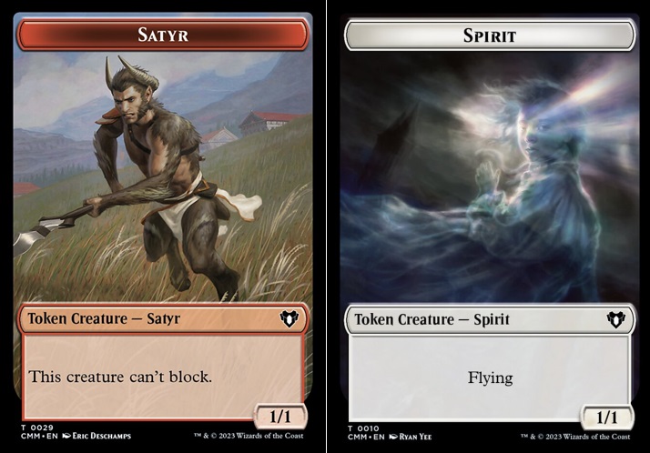 Satyr (0029) // Spirit (0010) Double-Sided Token