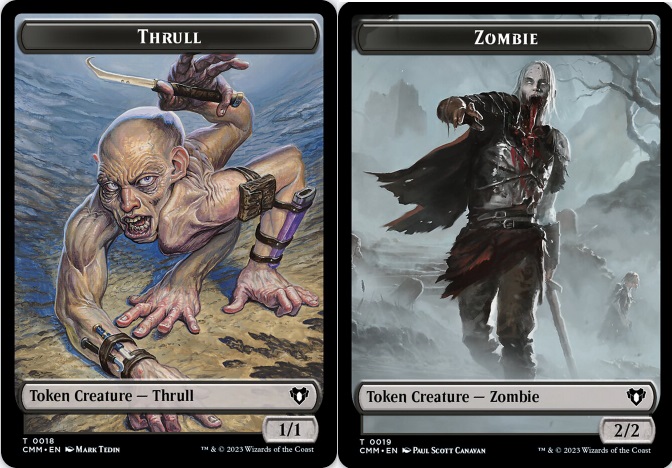 Thrull (0018) // Zombie (0019) Double-Sided Token