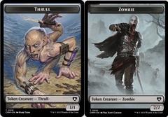 Thrull (0018) // Zombie (0019) Double-Sided Token