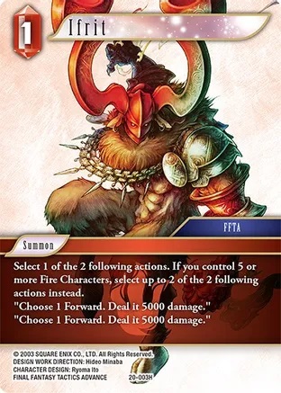 Ifrit - 20-003H - H