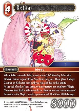 Kefka - 20-008H - H - Foil