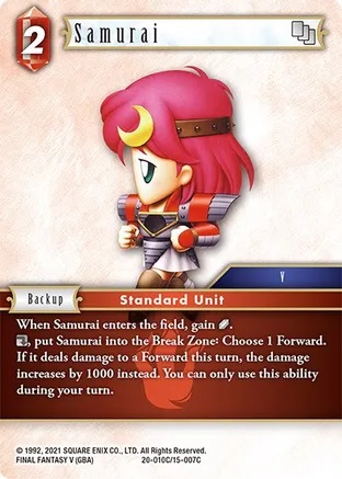 Samurai - 20-010C/15-007C - C - Foil