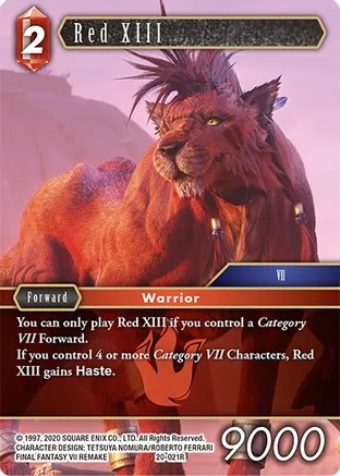 Red XIII - 20-021R - R