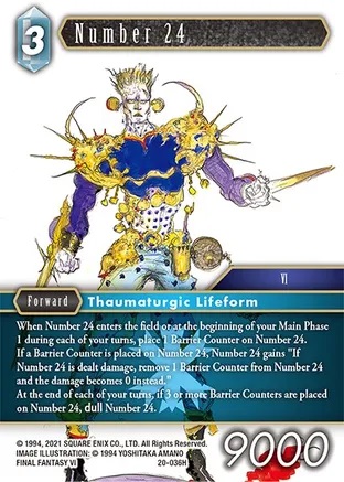 Number 24 - 20-036H - H - Foil