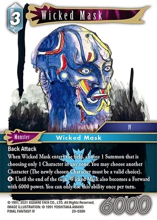 wicked Mask - 20-038H - H - Foil