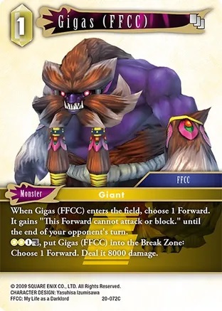 Gigas (FFCC) - 20-072C - C - Foil