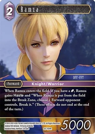 Ramza - 20-104R - R - Foil