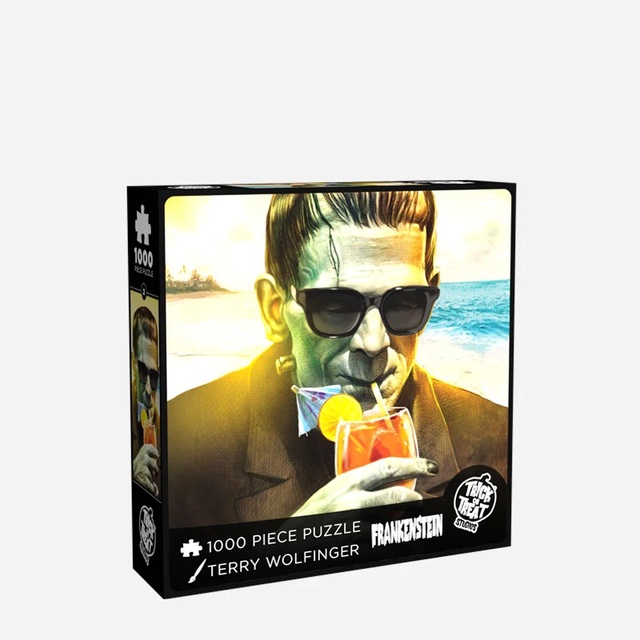 Frankenstein on the Beach Jigsaw Puzzle