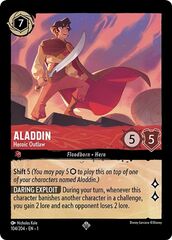 Aladdin - Heroic Outlaw - 104/204 - Super Rare