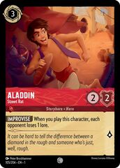 Aladdin - Street Rat - 105/204 - Common