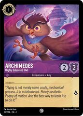 Archimedes - Highly Educated Owl - 36/204 - Common