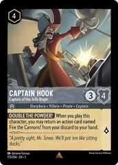 Captain Hook - Captain of the Jolly Roger - 173/204 - Rare